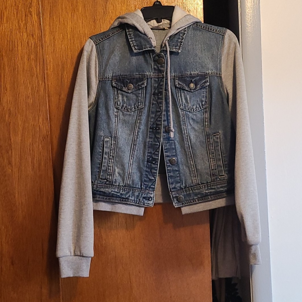 Jean/sweater jacket